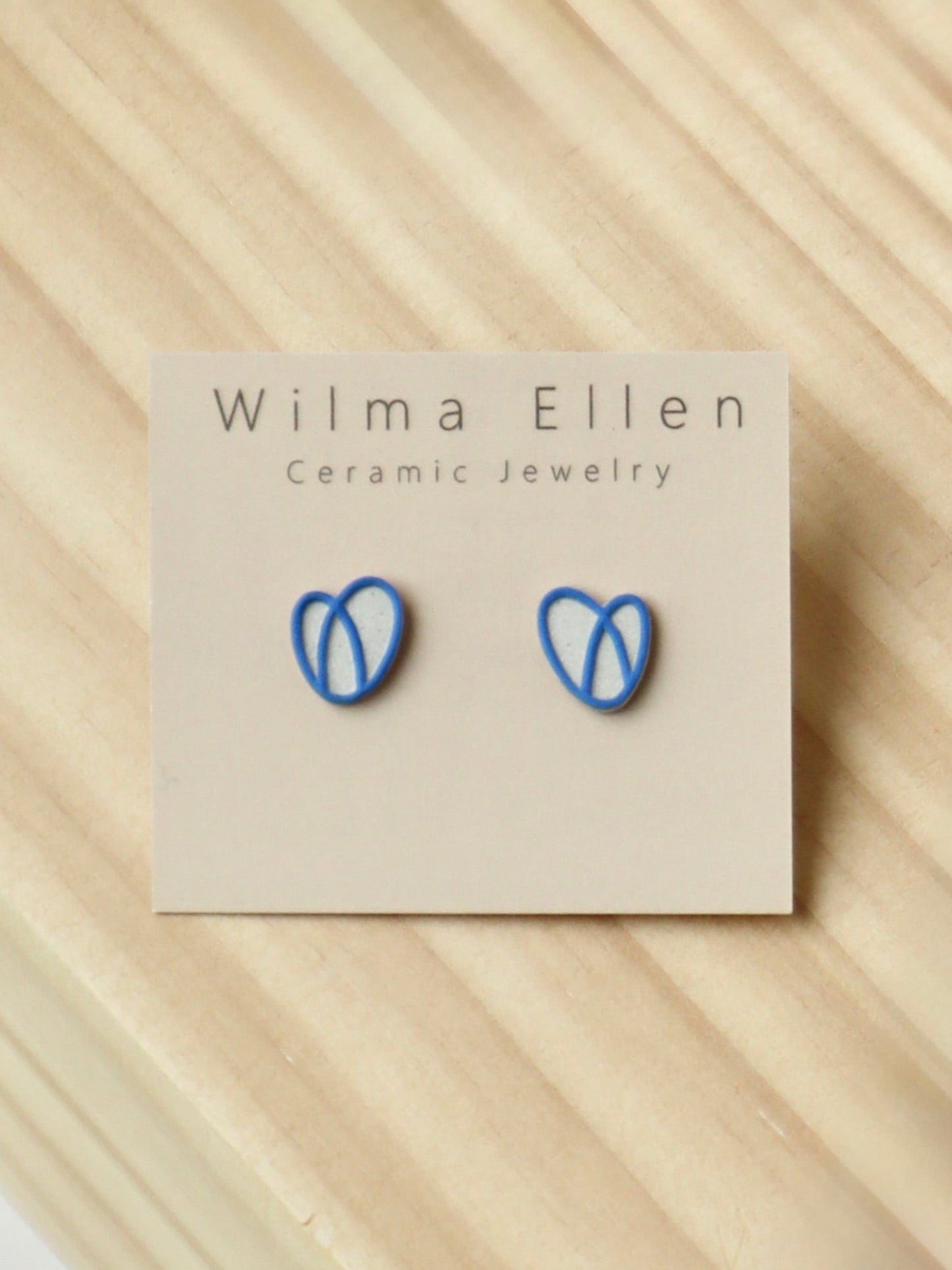 Tulip Earrings Bright Blue