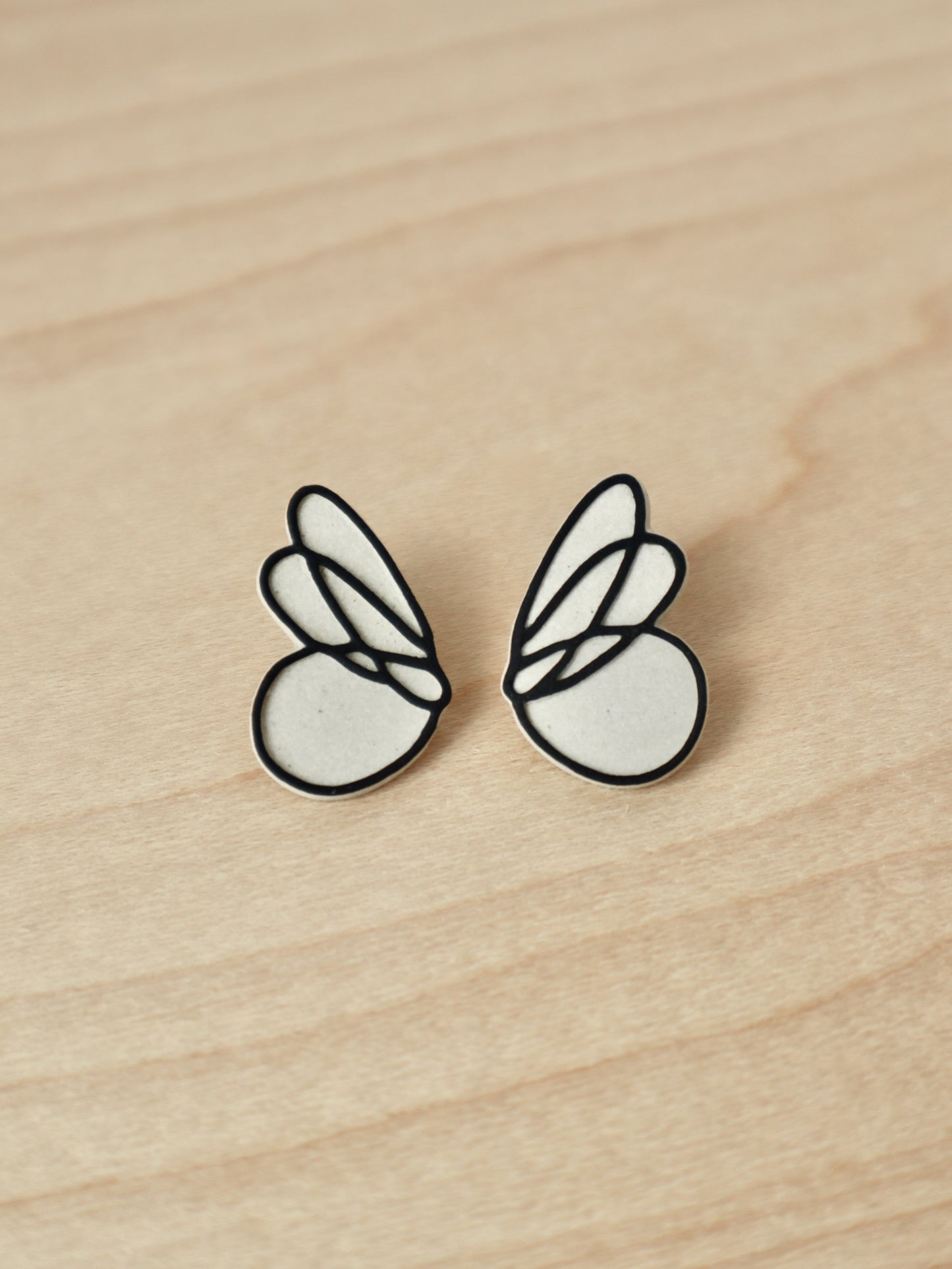 Butterfly Earrings Black