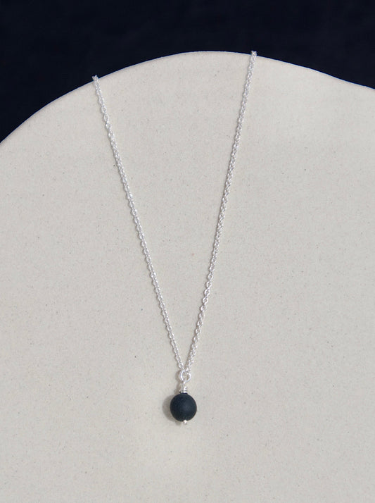 Dainty Drop Necklace Midnight