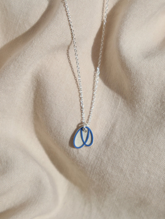 Tulip Necklace Light Blue