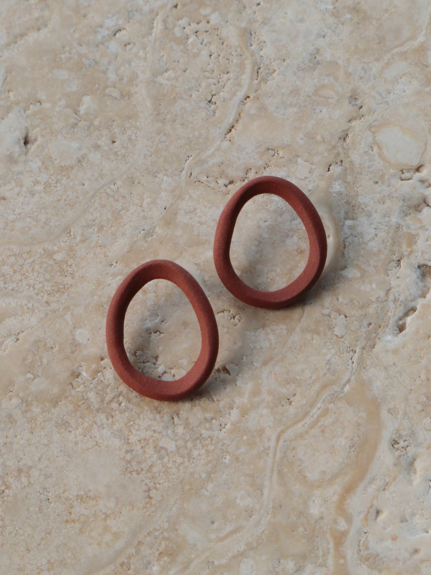 Droplet Earrings Rust