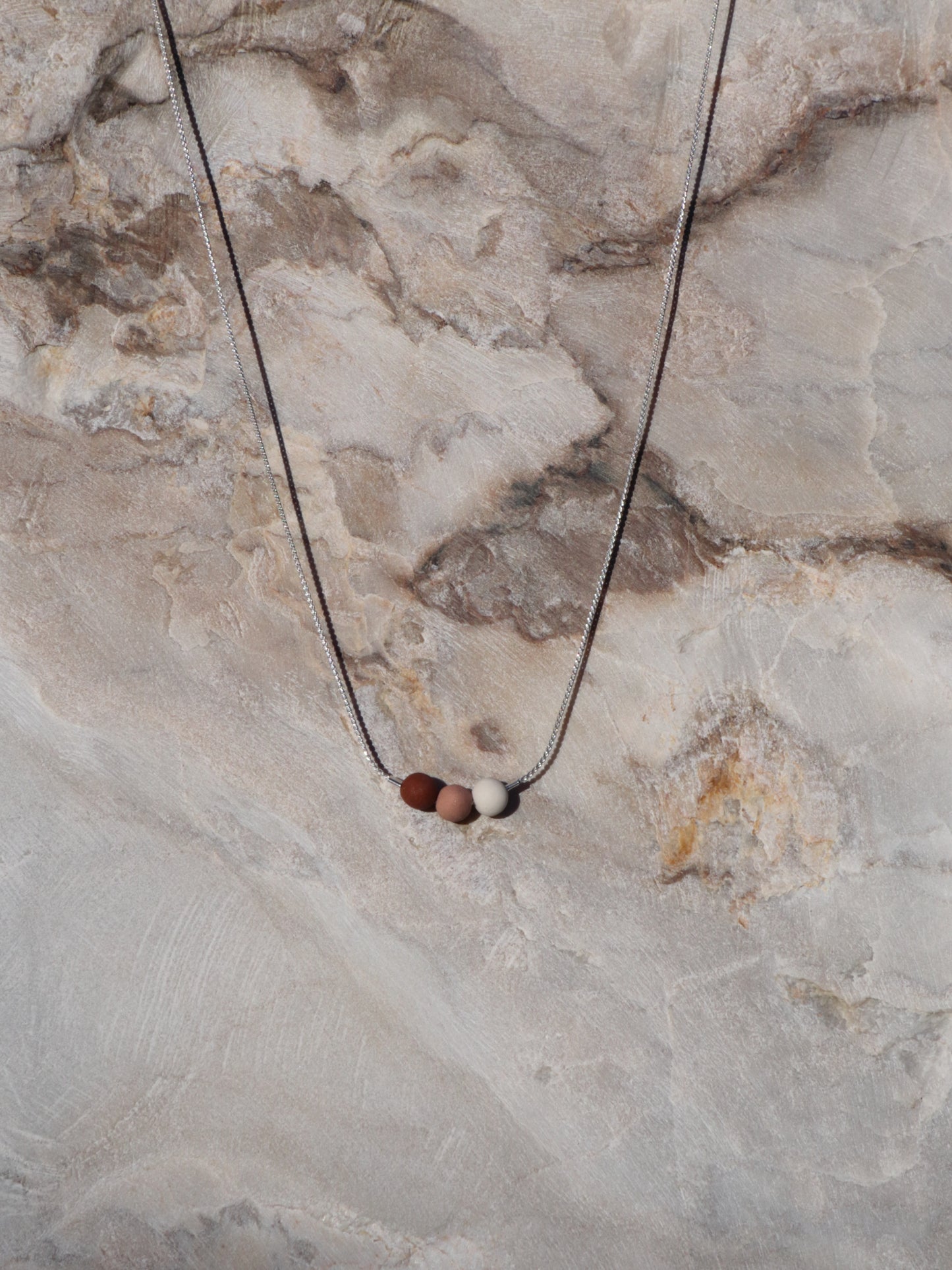 Stack Necklace Red Earth