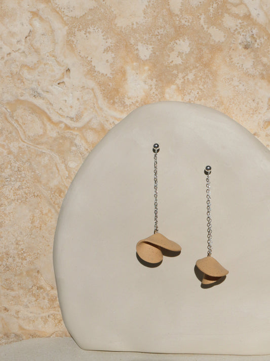 Turn Earrings Sand Wholesale