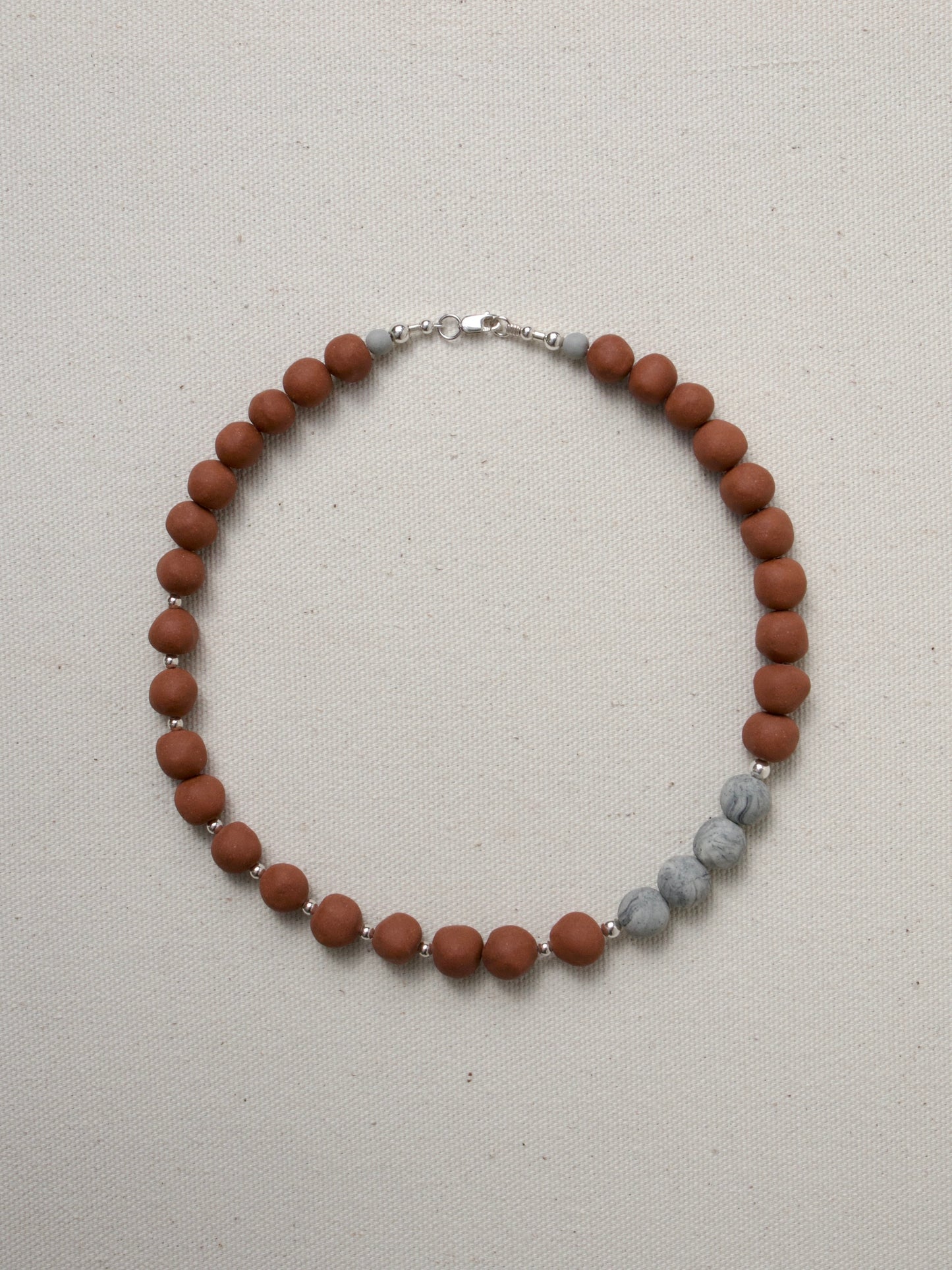 Halo Necklace Rust