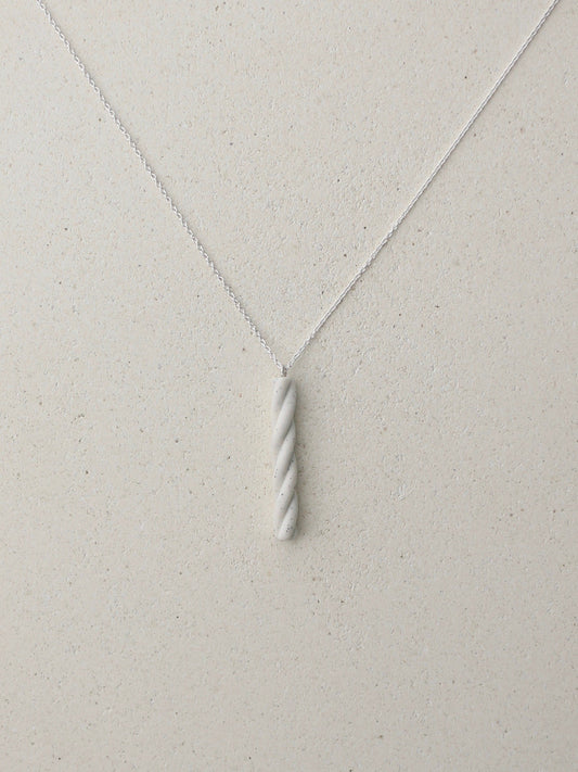 Twist Necklace Mineral White Wholesale