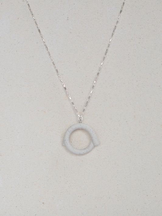 Encircle Necklace Mineral White
